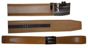 men’s belt real leather (s) automatic lock dress & casual belt fashion belt - Image 9
