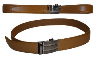 men’s belt real leather (s) automatic lock dress & casual belt fashion belt - Image 10