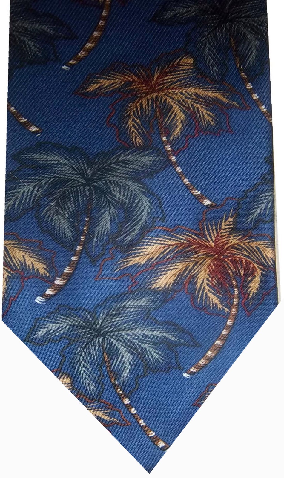 men's designer ties cutter & buck tie 100% silk tie neck wear made in USA floral - Image 4