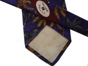 men's designer ties cutter & buck tie 100% silk tie neck wear made in USA floral - Image 7
