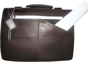 men's leather briefcase business case attaché case carryon bag new document bag - Image 12