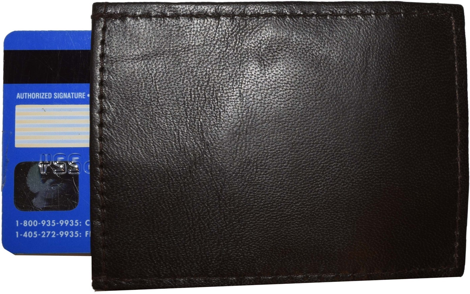 new leather money clip black magnetic money clip bills holder leather case new - Image 3