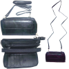 women's leather handbag wallet combo 19 credit card slots strap 3 change pockets