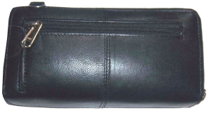 women's leather handbag wallet combo 19 credit card slots strap 3 change pockets - Image 6