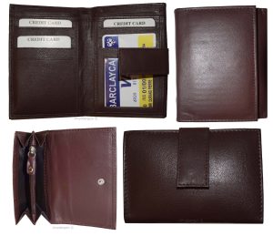 women's wallet compact billfold credit card id women's genuine leather wallet - Image 3