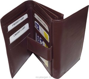 women's wallet compact billfold credit card id women's genuine leather wallet - Image 10